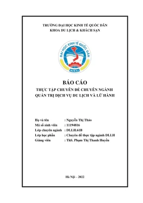 Giải pháp nâng cao chất lượng chương trình du lịch nội 
