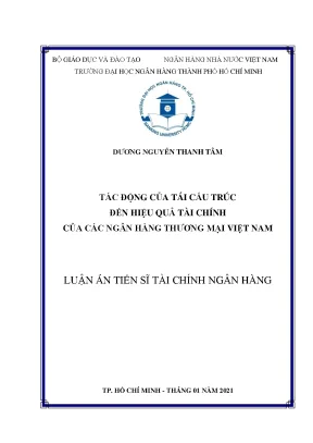 Tác động của tái cấu trúc đến hiệu quả tài chính ngân
