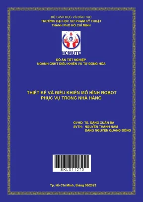 Thiết kế và điều khiển robot phục vụ nhà hàng hiệu quả