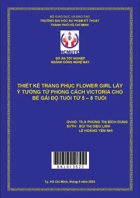 Đồ án tốt nghiệp: Thiết kế trang phục flower girl phong 