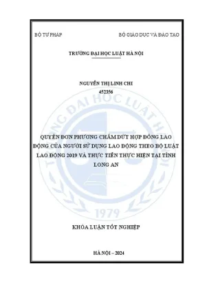 Quyền đơn phương chấm dứt hợp đồng lao động theo Bộ luật