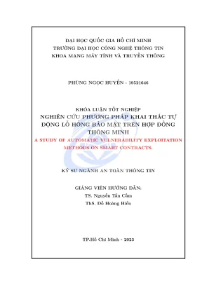 Phương Pháp Khai Thác Tự Động Lỗ Hổng Bảo Mật Trên Hợp 