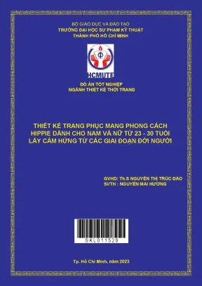 Thiết kế trang phục hippie nam nữ 23-30 tuổi lấy cảm 