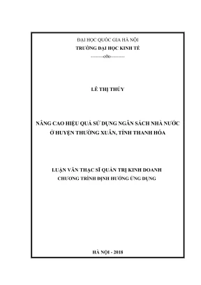 Luận Văn Thạc Sĩ: Giải Pháp Nâng Cao Hiệu Quả Sử Dụng