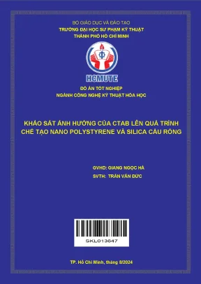Khảo sát ảnh hưởng của CTAB lên quá trình chế tạo nano 