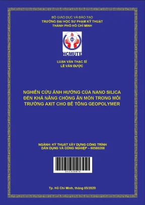 Nghiên cứu tác động của nano silica đến khả năng chống