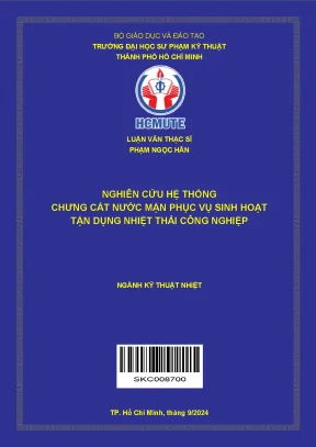 Nghiên cứu hệ thống chưng cất nước mặn tận dụng nhiệt 