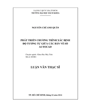 Phát Triển Chương Trình Xác Định Độ Tương Tự Bản Vẽ