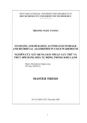 Nghiên cứu và xây dựng thuật toán tự động hóa kho lạnh