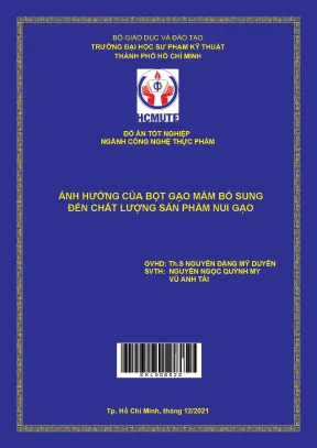 Bột gạo mầm nâng cao chất lượng nui gạo: Tác động và lợi ích