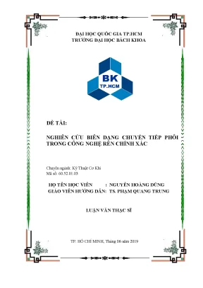 Nghiên cứu biên dạng chuyển tiếp phôi trong công nghệ