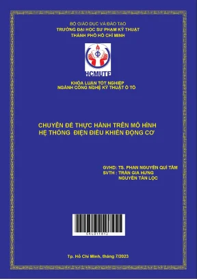 Hướng dẫn thực hành hệ thống điện điều khiển động cơ 