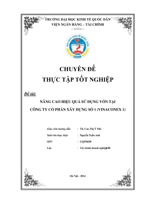 Chuyên đề thực tập tốt nghiệp: Nâng cao hiệu quả sử dụng