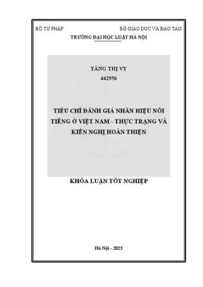 Tiêu chí đánh giá nhãn hiệu nổi tiếng tại Việt Nam: Thực 
