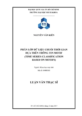 Phân Lớp Dữ Liệu Chuỗi Thời Gian Dựa Trên Thông Tin