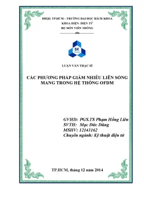 Phương Pháp Giảm Nhiễu Liên Sóng Mang Trong Hệ Thống