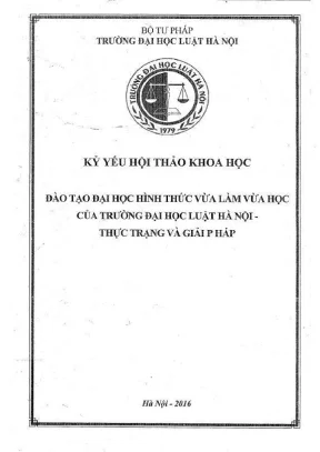 Kỷ yếu hội thảo khoa học: Đào tạo đại học vừa làm vừa