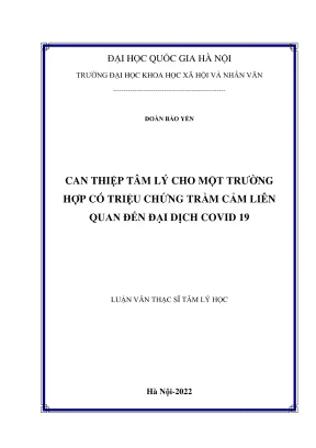 Can thiệp tâm lý cho trường hợp trầm cảm liên quan đến 