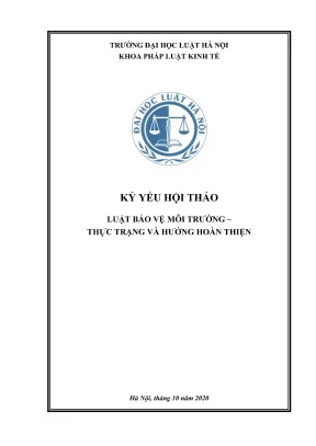 Kỷ yếu hội thảo khoa học: Thực trạng và giải pháp hoàn