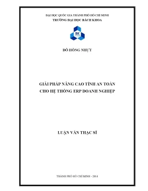 Giải pháp nâng cao tính an toàn cho hệ thống ERP doanh