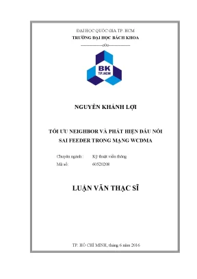 Tối ưu hóa neighbor và phát hiện đấu nối sai trong mạng