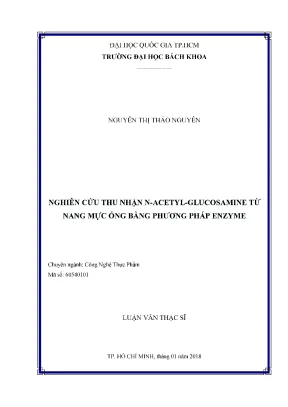 Nghiên cứu thu nhận N-Acetylglucosamine từ nang mực ống