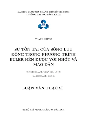 Nghiên cứu sóng lưu động trong phương trình Euler nén