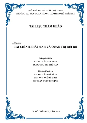 Tài liệu tham khảo tài chính phái sinh và quản trị rủi