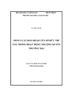 Pháp Luật Bảo Hộ Quyền Sở Hữu Trí Tuệ Trong Nhượng Quyền