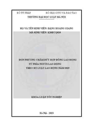 Hướng dẫn đơn phương chấm dứt hợp đồng lao động theo Bộ