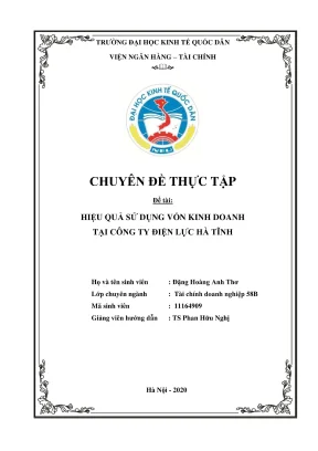 Cách nâng cao hiệu quả sử dụng vốn kinh doanh tại Công