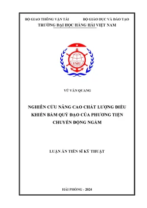 Nâng cao chất lượng điều khiển bám quỹ đạo cho phương 