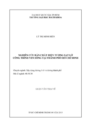 Lý Thị Minh Hiền: Nghiên cứu sạt lở công trình ven sông