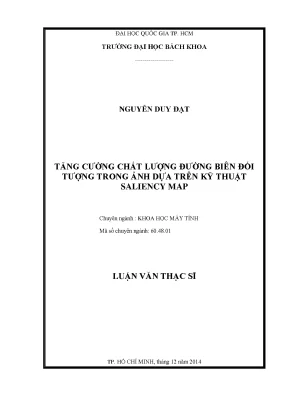 Tăng cường chất lượng đường biên đối tượng trong ảnh