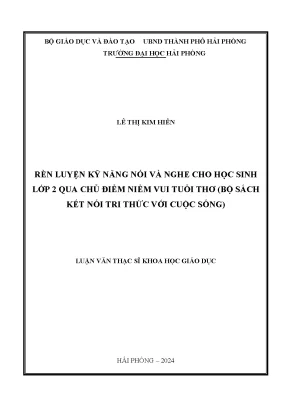 Rèn Luyện Kỹ Năng Nói và Nghe cho Học Sinh Lớp 2 Qua