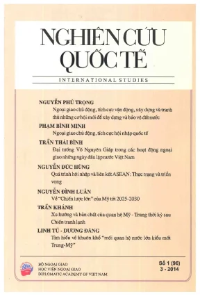 Nghiên cứu quốc tế 96: Đội ngũ biên tập Nguyễn Anh Tuấn 