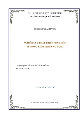 Luận Văn Thạc Sĩ Kỹ Thuật Viễn Thông: Phát Triển Phần