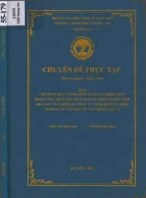 Quy Trình Kiểm Toán Khoản Mục Phải Thu Khách Hàng Trong