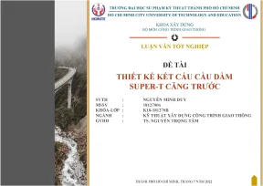 Đồ Án Tốt Nghiệp: Thiết Kế Kết Cấu Cầu Dầm Super T Căng