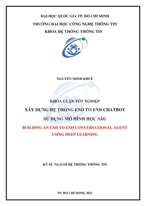 Xây dựng hệ thống chatbot end-to-end sử dụng mô hình học