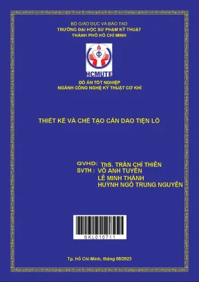 Hướng dẫn thiết kế và chế tạo cán dao tiện lỗ hiệu quả