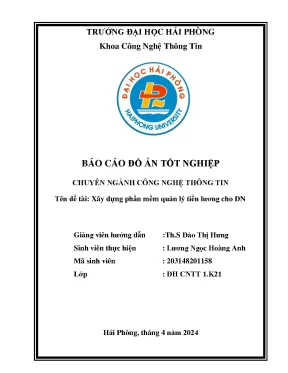 Xây Dựng Phần Mềm Quản Lý Tiền Lương Cho Doanh Nghiệp -