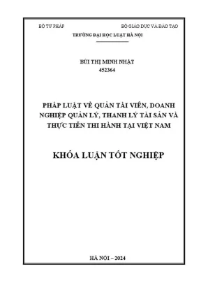 Quản lý thanh lý tài sản doanh nghiệp: Thực tiễn và vai 