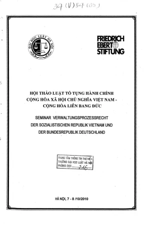 Hội thảo khoa học luật tố tụng hành chính Việt Nam và 