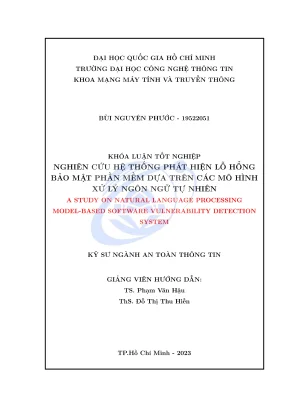 Nghiên cứu hệ thống phát hiện lỗ hổng bảo mật phần mềm 