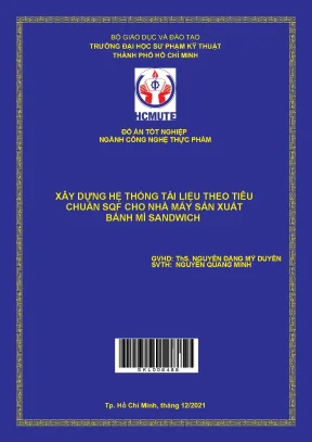 Hướng dẫn xây dựng hệ thống tài liệu SQF cho nhà máy sản