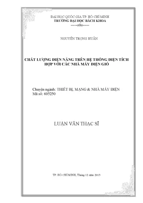 Luận Văn Thạc Sĩ: Thiết Bị Mạng & Nhà Máy Điện Chất 