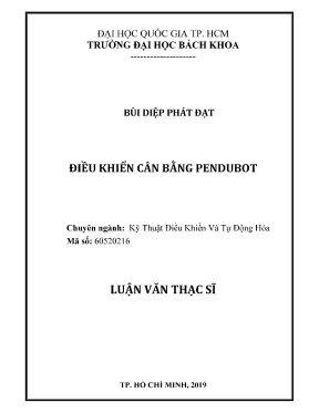 Luận Văn Thạc Sĩ: Điều Khiển Và Tự Động Hóa Cân Bằng