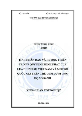 So sánh tính nhân đạo và hướng thiện trong hình phạt 