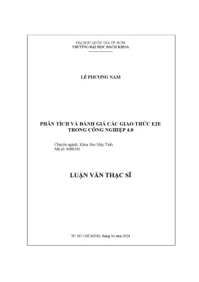 Phân Tích Và Đánh Giá Các Giao Thức E2E Trong Công